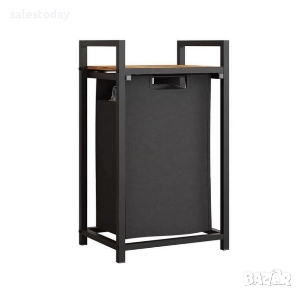 Кош за пране, 71см, 45л., Oxford плат+ метална рамка, снимка 1