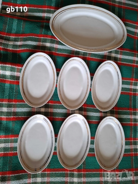 Нов сервиз - Завод за порцелан, гр. Разград, около 1980 г. 3-то качество, снимка 1