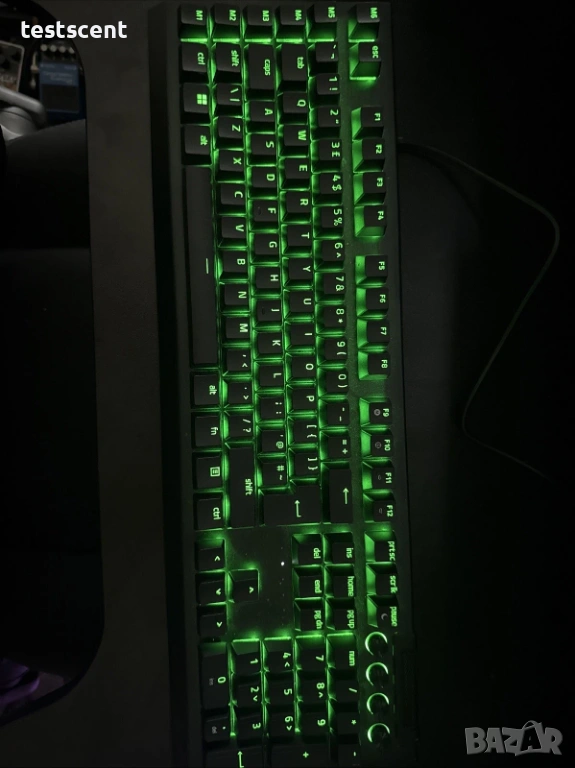 Механична геймърска клавиатура Razer BlackWidow V4 Green Switches gaming keyboard, снимка 1