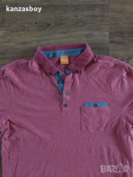 hugo boss orange patches - страхотна мъжка тениска КАТО НОВА, снимка 1