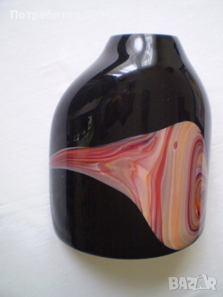 Стилна ваза Мурано двупластово стъкло, снимка 1
