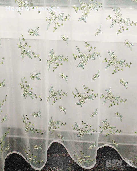 Пердета с бродерия-3 броя-66 лв, снимка 1