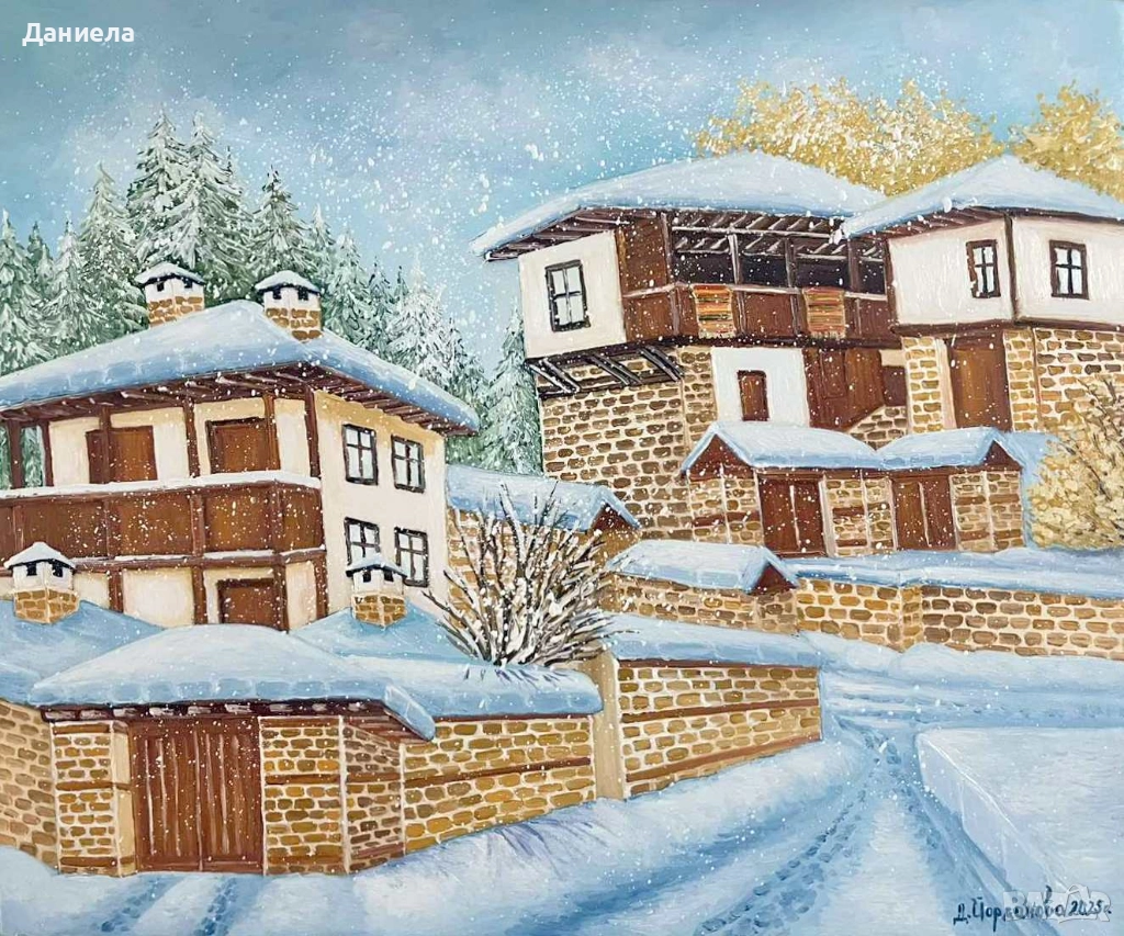 Авторски картини с маслени бои., снимка 1