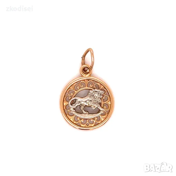 Златен медальон 1,51гр. 14кр. проба:585 модел:17081-4, снимка 1