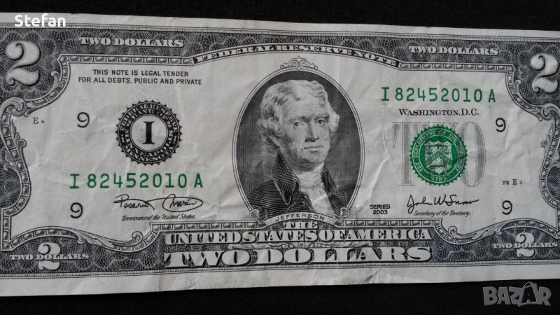 2 Долара - 2003 г., снимка 1