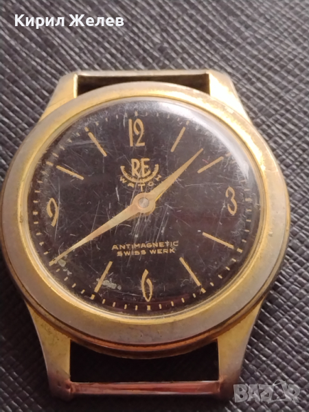 Мъжки часовник RE ANTI-MAGNETIC SWISS WERK за КОЛЕКЦИОНЕРИ 43898, снимка 1
