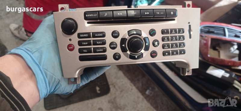 Радио с навигация Peugeot 607 96563012EF - 300лв, снимка 1