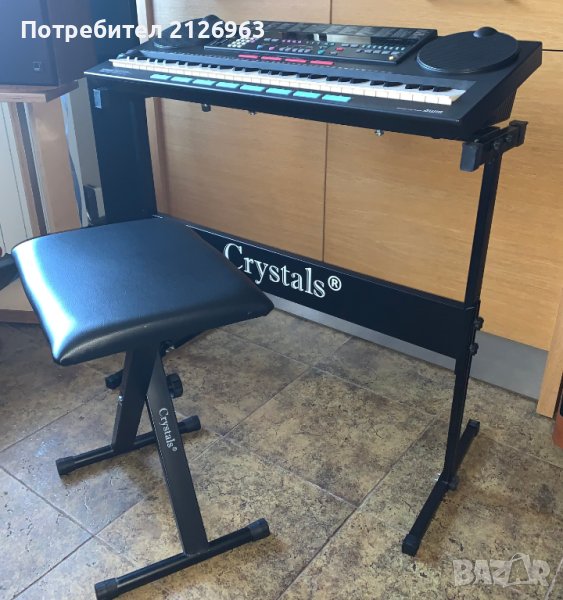 Продава ел. пиано YAMAHA PSS 790 заедно със стойка и стол. Отлично състочние. 450 лв., снимка 1