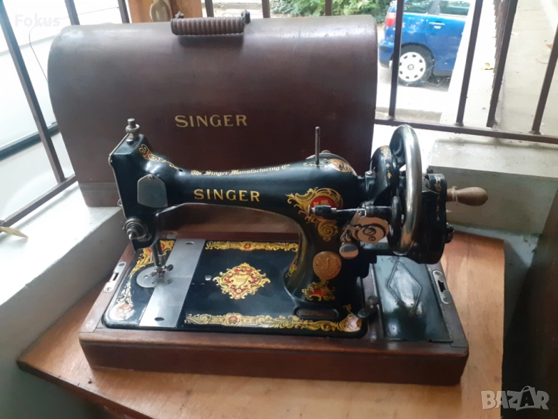 Стара шевна машина Сингер Singer в уникално състояние, снимка 1