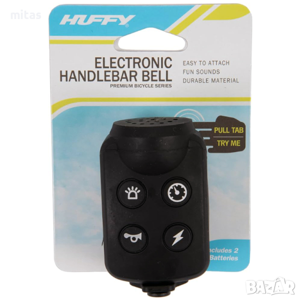 Електронен звънец, Клаксон, Монтаж на кормило - велосипед, ел. скутер, снимка 1