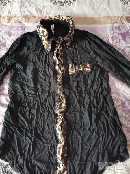 Черна дамска риза, снимка 1