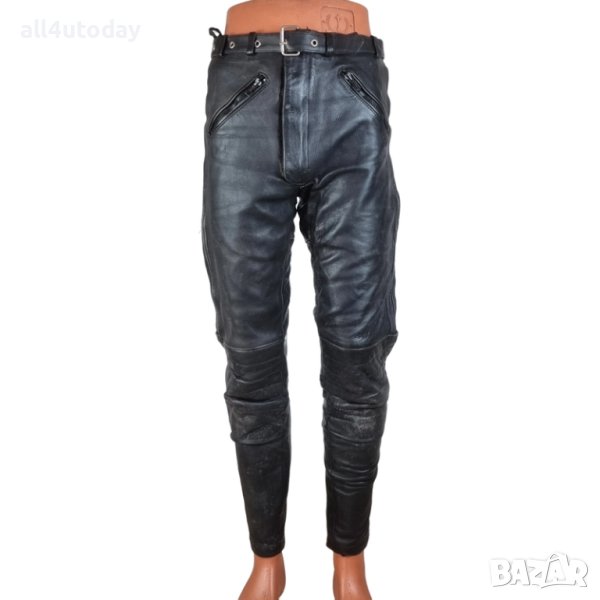 №4501 Мъжки кожен мото панталон, снимка 1