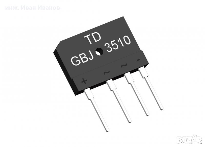 Изправителен мост по "схема Грец" 35A, 1000V, , снимка 1