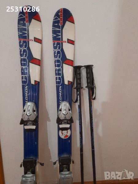 Детски ски Salomon и щеки, снимка 1