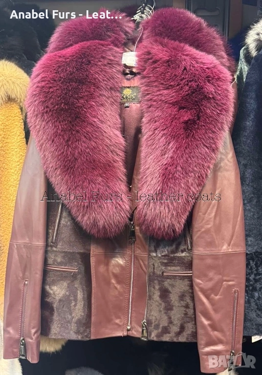 Нова колекция кожени якенца ✨❤️  Естествена кожа и естествен косъм ✅ Налични размери от S до 5XL ❗️, снимка 1