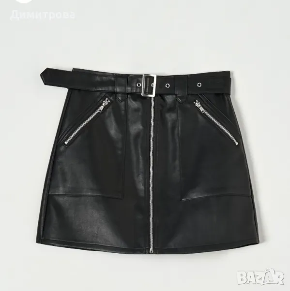 Стилна кожена пола, снимка 1
