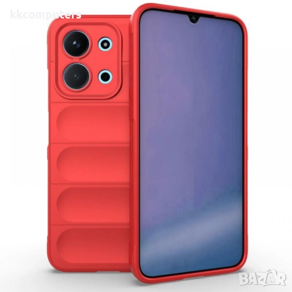 Удароустойчив TPU калъф и Стъклен протектор за Xiaomi Redmi 15C 5G / 4G / Poco C85 4G (Черен, Тъмноч, снимка 1