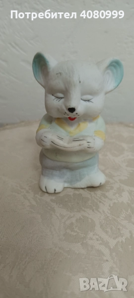 Мини фигурка "Мишок", маркировка "D & F", снимка 1