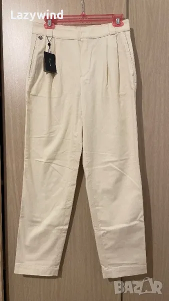 Памучен елегантен панталон Massimo Dutti, снимка 1