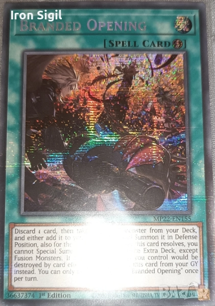 Branded Opening - Yu-Gi-Oh карта, снимка 1