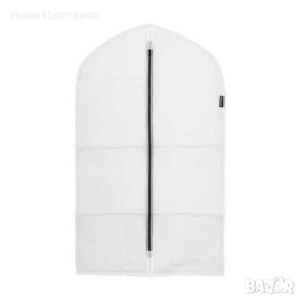 Комплект калъфи за дрехи Brabantia, paзмepи M/L/XL, Transparent/Grey, 2 броя, снимка 1