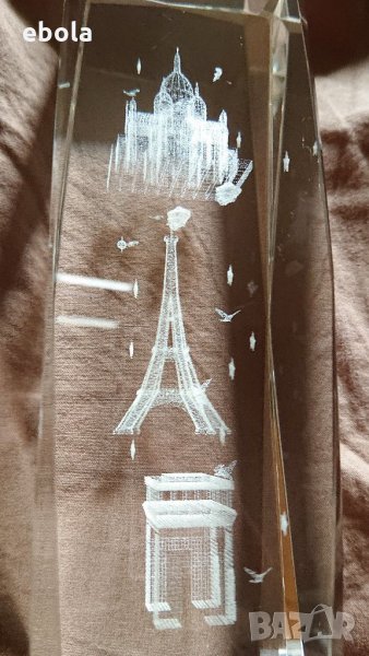 3D Лазерно гравиран кристал, снимка 1