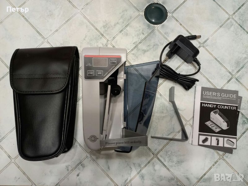 Машина за броене на банкноти с UV лампа, банкнотоброяч, money counter, машина за броене на пари, снимка 1