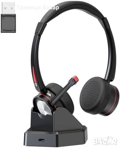 Нови Професионални Bluetooth 5.2 слушалки с 40ч батерия и кристален звук, снимка 1