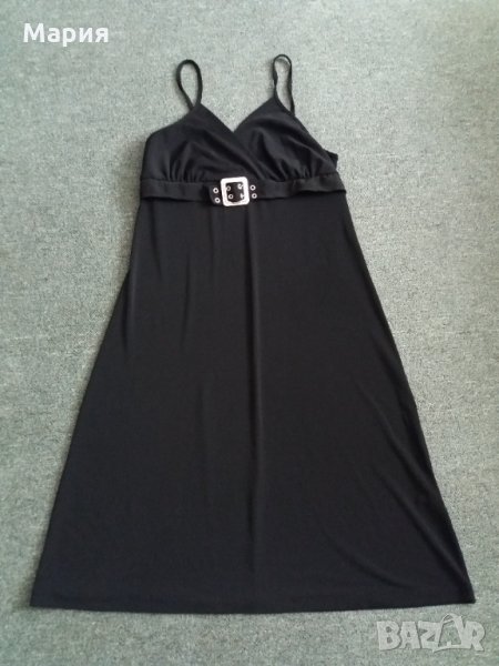 Промо!Черна рокля с катарама М - 10 лв, снимка 1