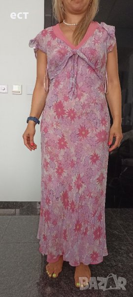 Рокля, естествена коприна , снимка 1