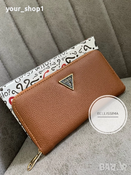 Guess дамско портмоне портфейл кафяво , снимка 1