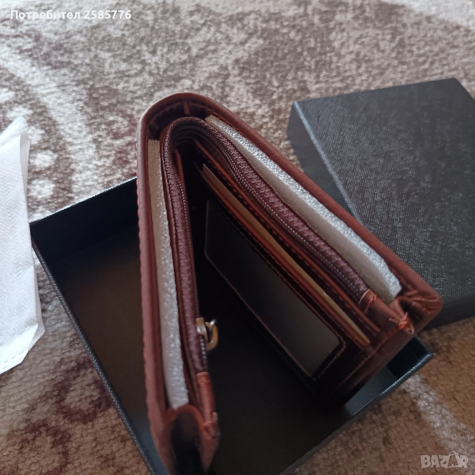 Мъжки портфейл кожа, снимка 1