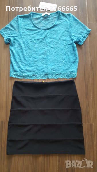 Сет пола с дантелена блуза, снимка 1