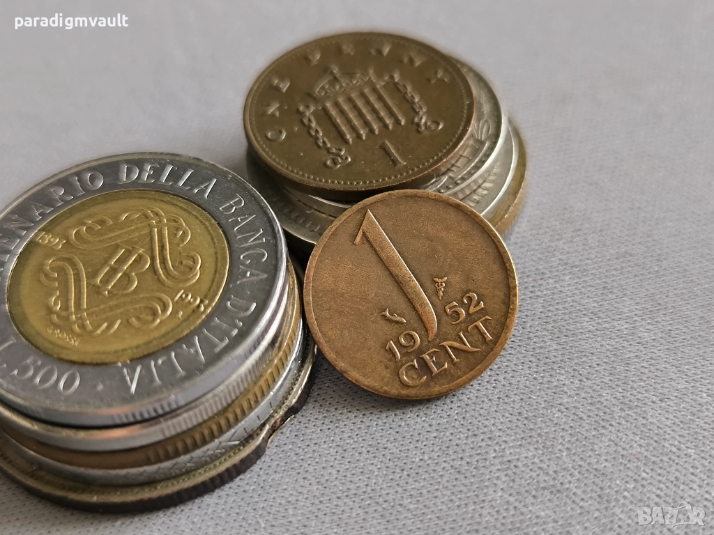 Монета - Нидерландия - 1 цент | 1952г., снимка 1