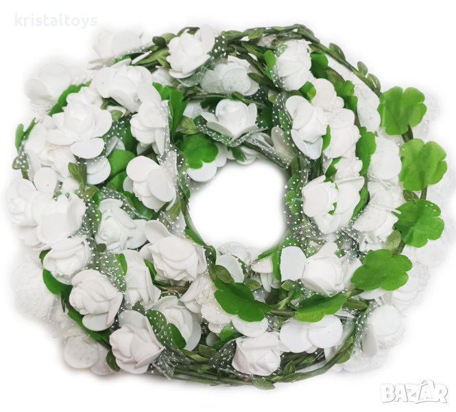 Венче за глава бяло, снимка 1