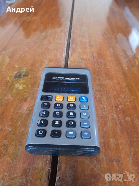 Стар калкулатор Casio Pocket-8S, снимка 1