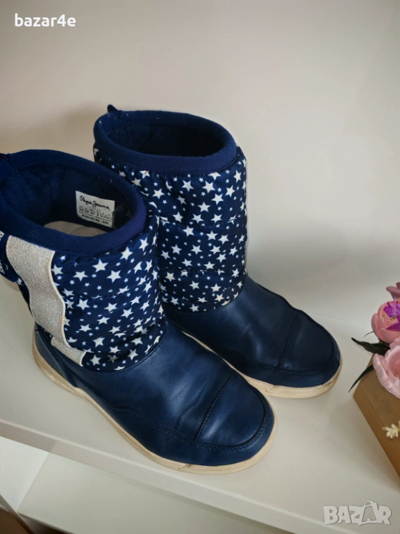 Детски зимни боти Pepe Jeans, 34 номер, сини, снимка 1