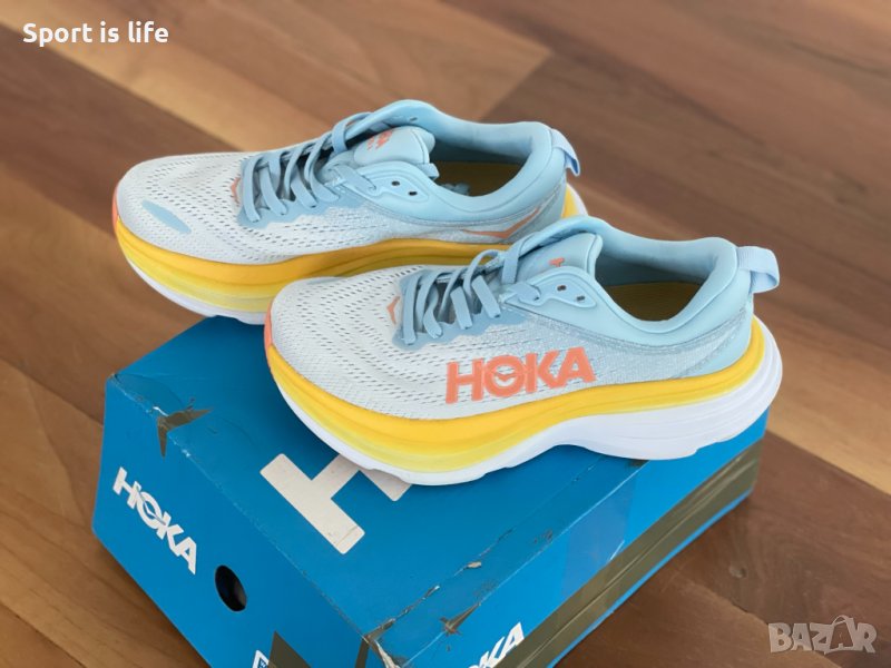 HOKA Дамски маратонки за бягане Bondi 8, 36 EU, снимка 1