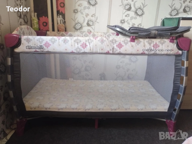 Сгъваема детска кошара Chipolino + Матрак 120/60