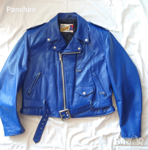 Schott NYC кожено яке, снимка 3 - Якета - 53919193