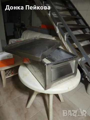 Основа за закрепяне на скара плоча уребрена гладка, снимка 1