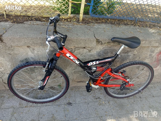 26 цола алуминиев велосипед с 21 скорости усилени капли амортисьори предни и задни в перфектно , снимка 8 - Велосипеди - 51158377