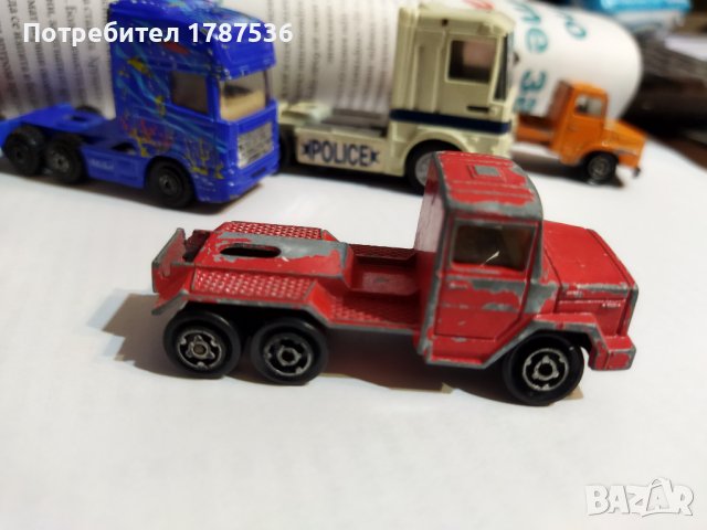 Majorette Magirus Truck Red 1/100 France Vintage Toy Car Diecast M306, снимка 3 - Други стоки за дома - 38952731
