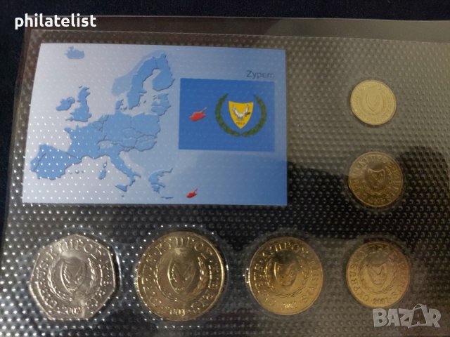 Комплектен сет - Кипър , 6 монети, снимка 2 - Нумизматика и бонистика - 37783123