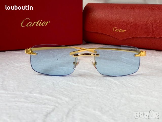 Cartier висок клас прозрачни слънчеви очила Мъжки Дамски слънчеви, снимка 5 - Слънчеви и диоптрични очила - 42759621