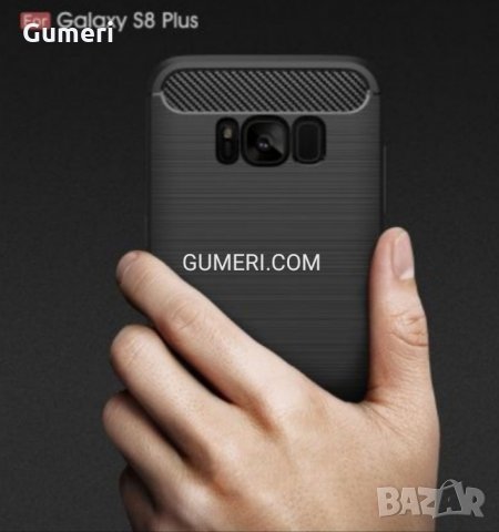 Samsung Galaxy S8 + Карбонов удароустойчив гръб 