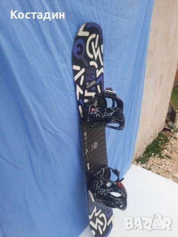 Сноуборд 130см. SALOMON EL CAPITAN с автомати , снимка 7 - Зимни спортове - 53171046