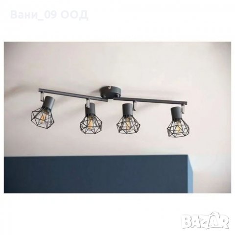 Таванна лампа/спот 4-ка, снимка 3 - Лампи за таван - 38087041