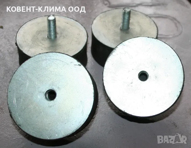 Антивибрационен тампон с висока товароносимост М10 х Ф80 х Н36, снимка 3 - Резервни части за машини - 48310752