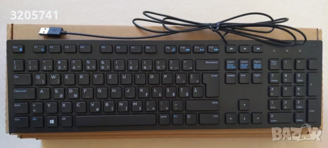Клавиатура Dell Wired Keyboard KB216 - Romanian (QWERTZ) - чисто нови 5 броя!